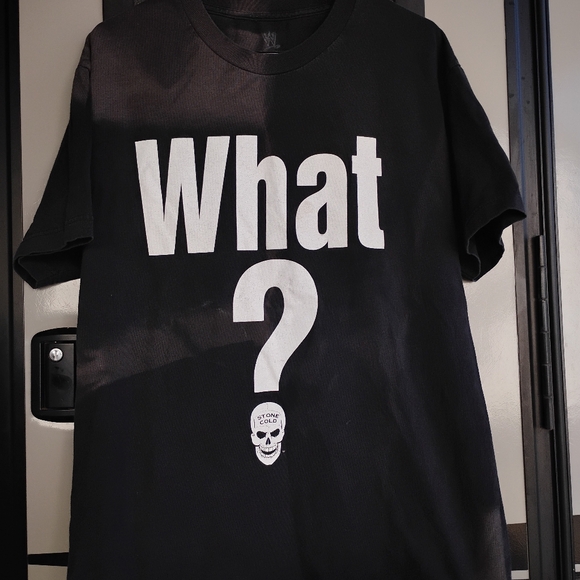 Stone Cold Steve Austin What? Y2K Smoking Skull Vintage T shirt - Picture 1 of 9